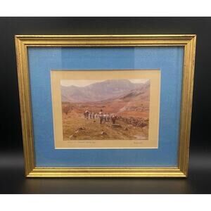 377 - "IFL in Cwm Eigiau” – hikers in Snowdonia, Wales (photo print)